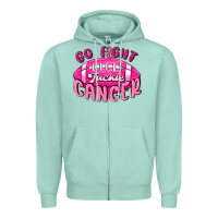 Seafoam go fight tackle cancer Zipper Hoodie - MaliasSmallBusiness