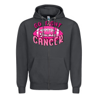 Smoke go fight tackle cancer Zipper Hoodie - MaliasSmallBusiness
