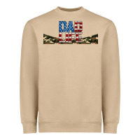 Mushroom patriotic dad life 16oz libbey cup Heavyweight Sweatshirt - HRA Design Shop