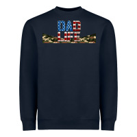 Navy patriotic dad life 16oz libbey cup Heavyweight Sweatshirt - HRA Design Shop