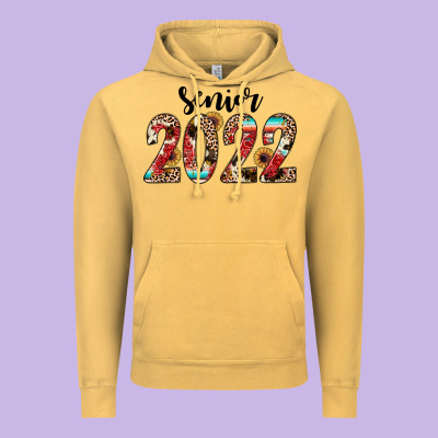 Senior 2022 Western Vintage Hoodie Designed By Jahusdesignshop