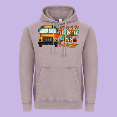 Captain Of Struggle Bus Busdriver Vintage Hoodie Designed By Cowhidedigitalart