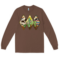 Chestnut cactus serape cowhide Long Sleeve Tee - JahusDesignShop