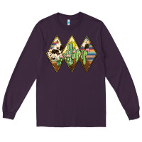 Plum cactus serape cowhide Long Sleeve Tee - JahusDesignShop