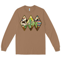 Toasted Coconut cactus serape cowhide Long Sleeve Tee - JahusDesignShop