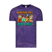 Cloud Purple pumpkin spıce jesus christ coffee cups Vintage Tee - AdoDesignShop