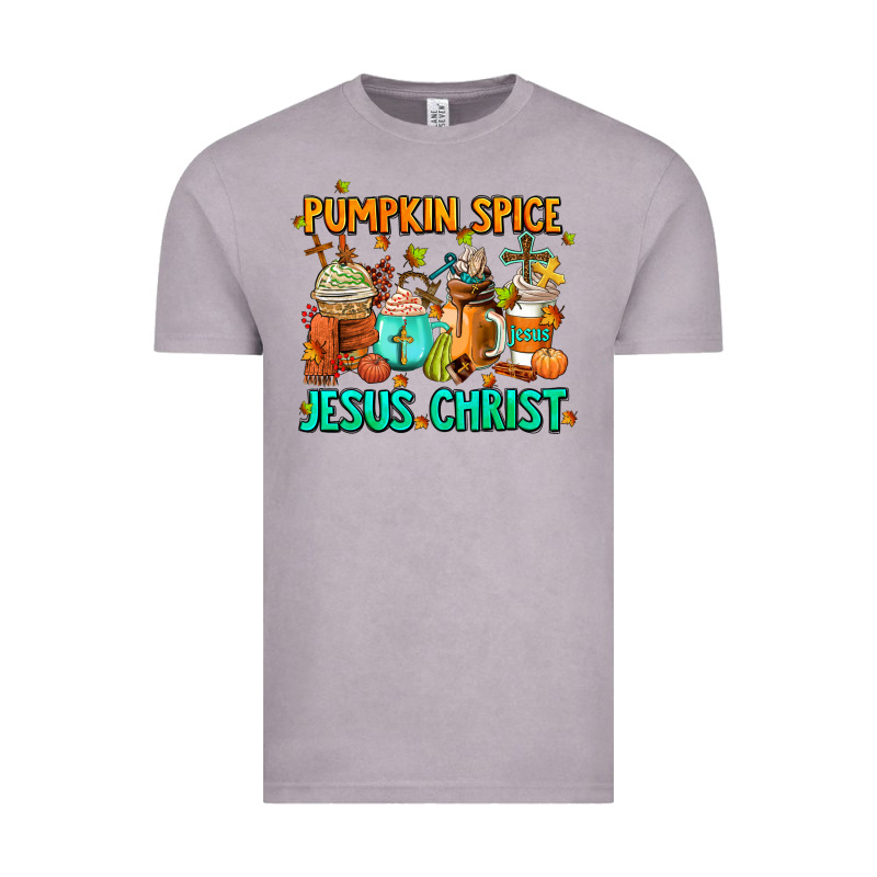 Pumpkin Spıce Jesus Christ Coffee Cups Vintage Tee by AdoDesignShop | Teevron