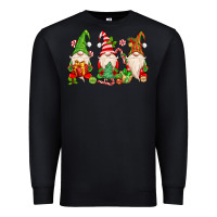 Black christmas gnomes Premium Sweatshirt - MaliasSmallBusiness