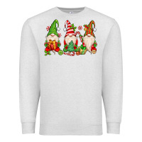 Oatmeal Heather christmas gnomes Premium Sweatshirt - MaliasSmallBusiness