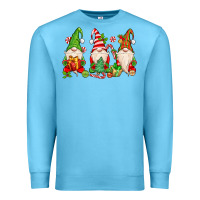 Ocean Blue christmas gnomes Premium Sweatshirt - MaliasSmallBusiness