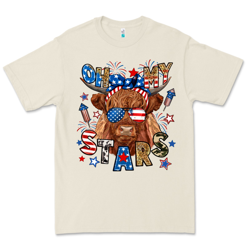 Oh My Stars Highland Cow Premium Tee by RanaPortraitStore | Teevron
