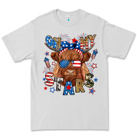 Dove Grey oh my stars highland cow Premium Tee - RanaPortraitStore