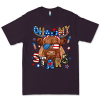 Plum oh my stars highland cow Premium Tee - RanaPortraitStore