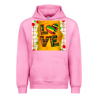 Fuchsia Pink juneteenth love Urban Hoodie - TumblerDesignByShophia