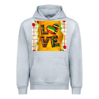 Heather Grey juneteenth love Urban Hoodie - TumblerDesignByShophia