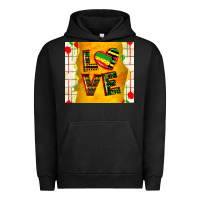 Pigment Black juneteenth love Urban Hoodie - TumblerDesignByShophia