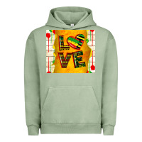 Pigment Oil Green juneteenth love Urban Hoodie - TumblerDesignByShophia