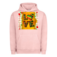 Pigment Salmon juneteenth love Urban Hoodie - TumblerDesignByShophia