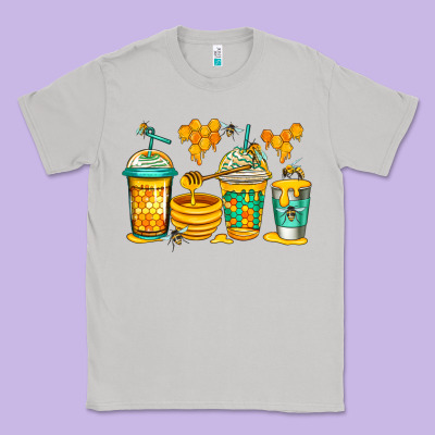 Bumble Bee Honey Coffee Classic Tee Designed By Jasminsmagicworld