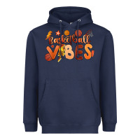 Navy basketball vibes Heavyweight Hoodie - MaliasSmallBusiness