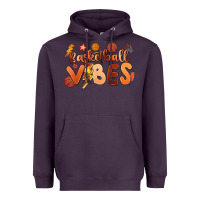 Plum basketball vibes Heavyweight Hoodie - MaliasSmallBusiness