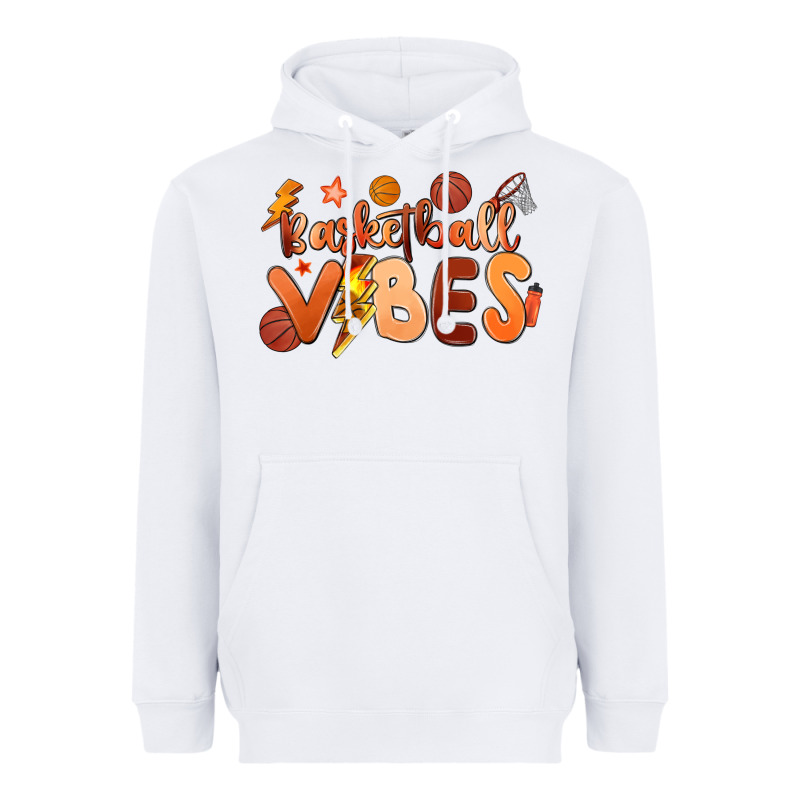 Basketball Vibes Heavyweight Hoodie by MaliasSmallBusiness | Teevron