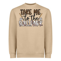 Mushroom take me to the ballpark Heavyweight Sweatshirt - CowhideDigitalArt