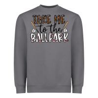 Storm take me to the ballpark Heavyweight Sweatshirt - CowhideDigitalArt