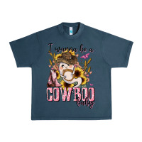 Midnight Navy i wanna be a cowboo baby halloween Urban Heavy Tee - AdoDesignShop
