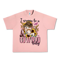 I Wanna Be A Cowboo Baby Halloween Urban Heavy Tee | Teevron