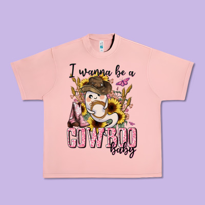 I Wanna Be A Cowboo Baby Halloween Urban Heavy Tee Designed By Adodesignshop