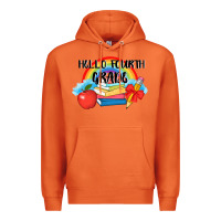 Carrot back to school hello fourth grade 3200x2400 Premium Hoodie - AdoDesignShop
