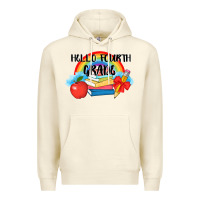 Sandshell back to school hello fourth grade 3200x2400 Premium Hoodie - AdoDesignShop
