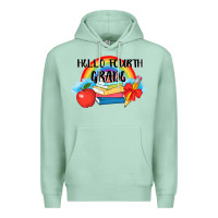 Seafoam back to school hello fourth grade 3200x2400 Premium Hoodie - AdoDesignShop