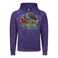 Cloud Purple neon moon Vintage Hoodie - SublimationCraftShop