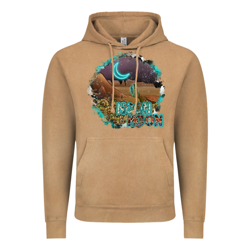 Neon Moon Vintage Hoodie by SublimationCraftShop | Teevron