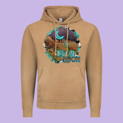 Neon Moon Vintage Hoodie Designed By Sublimationcraftshop
