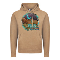 Vintage Coffee neon moon Vintage Hoodie - SublimationCraftShop
