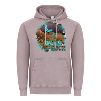 Vintage Zinc neon moon Vintage Hoodie - SublimationCraftShop