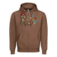 Chestnut autism awareness Zipper Hoodie - MaliasSmallBusiness