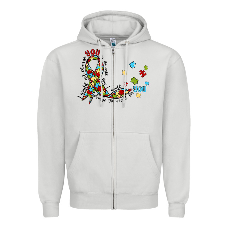 Autism Awareness Zipper Hoodie by MaliasSmallBusiness | Teevron