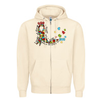 Sandshell autism awareness Zipper Hoodie - MaliasSmallBusiness
