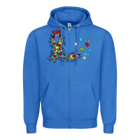 True Royal autism awareness Zipper Hoodie - MaliasSmallBusiness