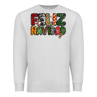 Dove Grey feliz navidad Premium Sweatshirt - MaliasSmallBusiness