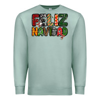 Seafoam feliz navidad Premium Sweatshirt - MaliasSmallBusiness