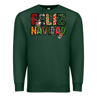 Sports Green feliz navidad Premium Sweatshirt - MaliasSmallBusiness