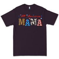 Plum all american mama Premium Tee - RanaPortraitStore