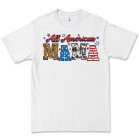 White all american mama Premium Tee - RanaPortraitStore