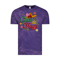 Cloud Purple cinco de mayo Vintage Tee - JahusDesignShop
