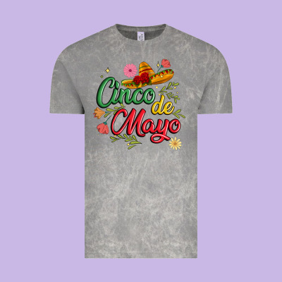 Cinco De Mayo Vintage Tee Designed By Jahusdesignshop